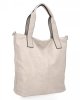 Duża Torebka Damska Shopper Bag XXL firmy Hernan HB0363 Beżowa